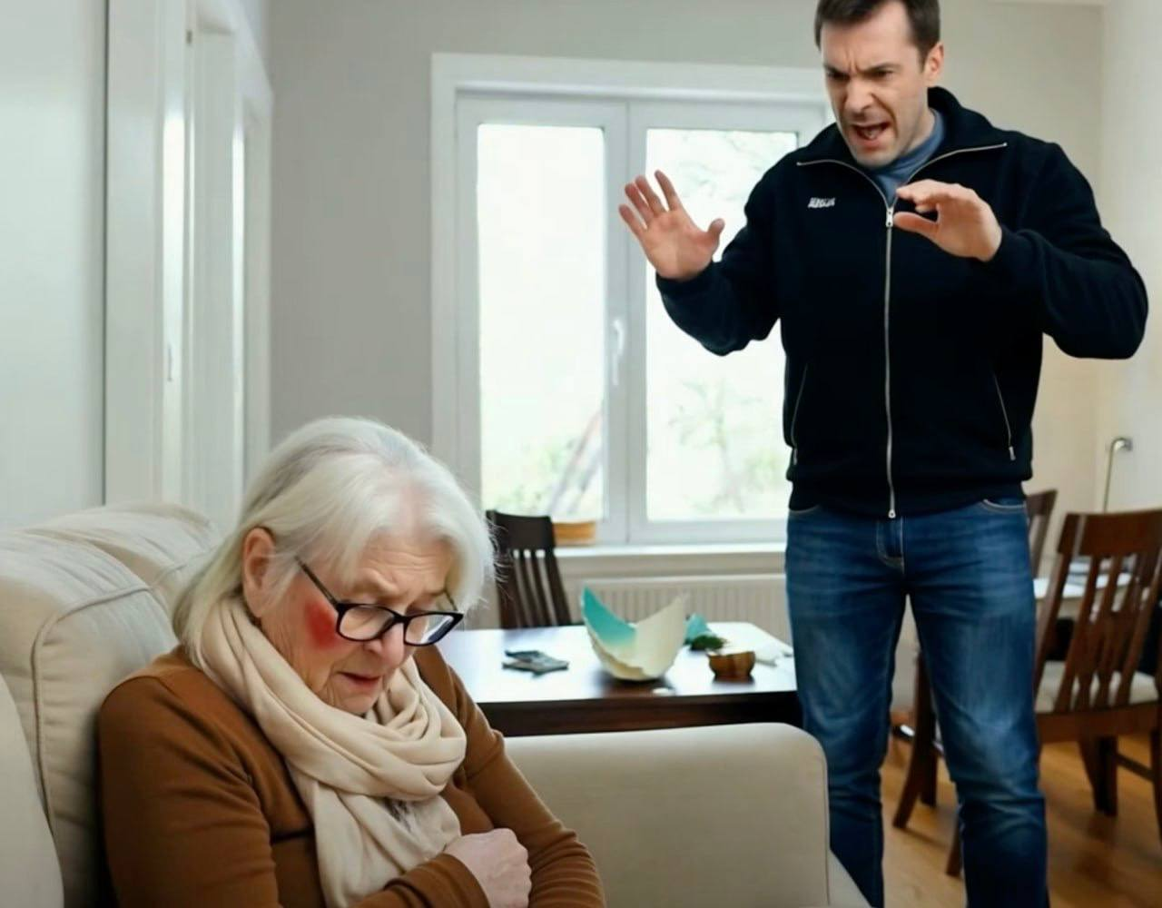 — „Zmieniliście hasło!” – krzyknął mój syn. Potem mnie uderzył. Nie mi