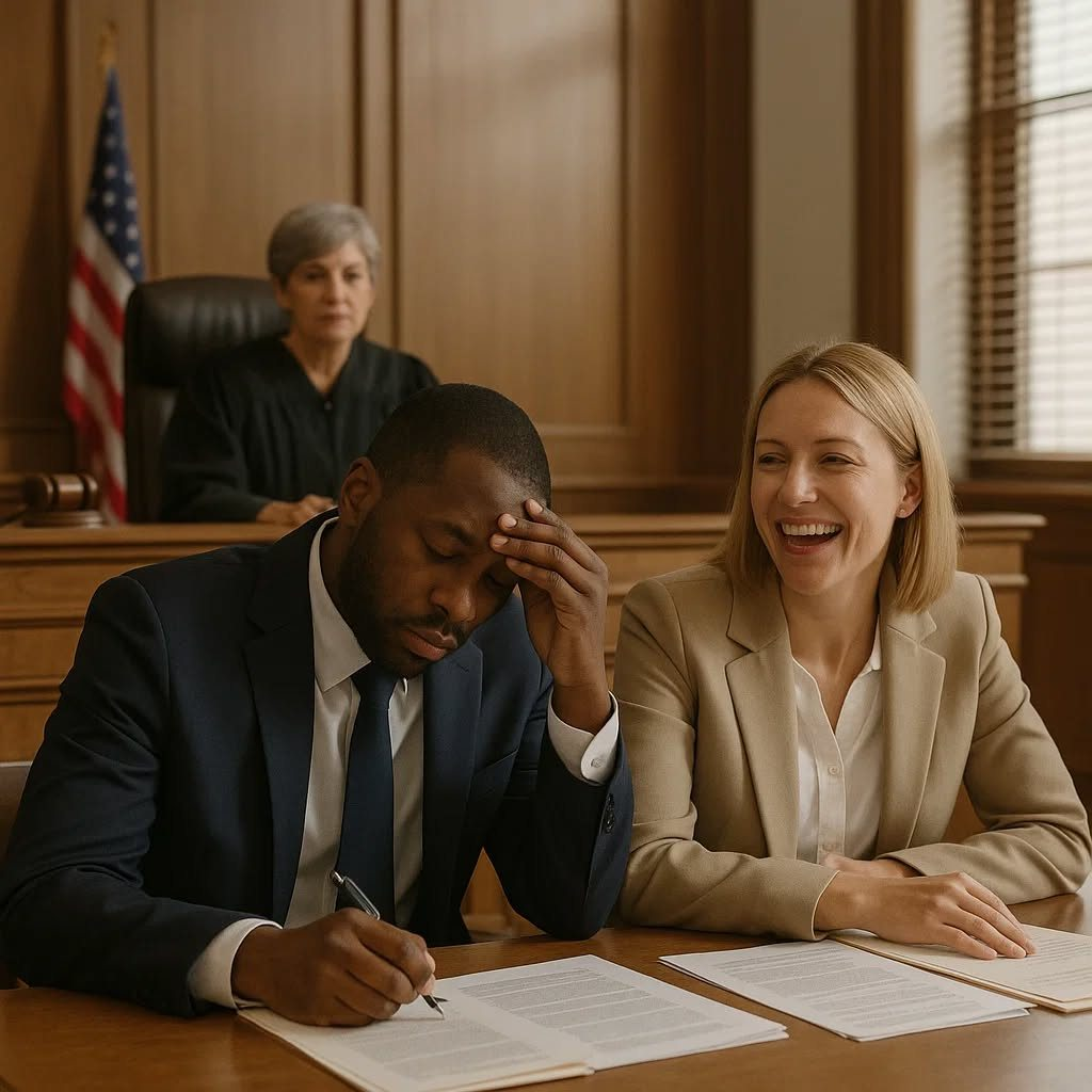 While signing the divorce, she called him “black trash”… but the judge read something that changed EVERYTHING…-TAMMY