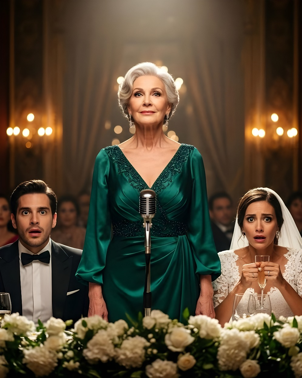 Az igazság koccintása: Egy anya felfedi fiát és menyét az esküvőn