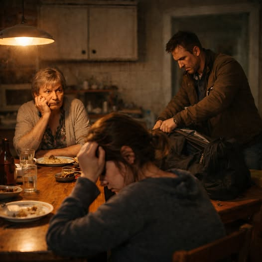 „Jesteś tu nikim, dopóki mama siedzi przy tym stole!” – warknął. Godzinę później pakował swoje rzeczy.