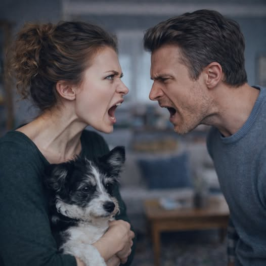 Skąd ci przyszło do głowy, że porzucę swojego psa, którego przygarnęłam jeszcze przed tym, jak cię poznałam?! Bo twoja mamusia boi się zarazków? To niech tu po prostu nie przychodzi! A jeśli mam wybierać między nią a psem, to tobie też zakażę tu wch