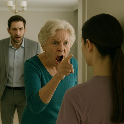 — Nie wychylaj się z pokoju, bezczelna! Jak pokażesz swoją gębę, to dostaniesz! — syknęła teściowa.