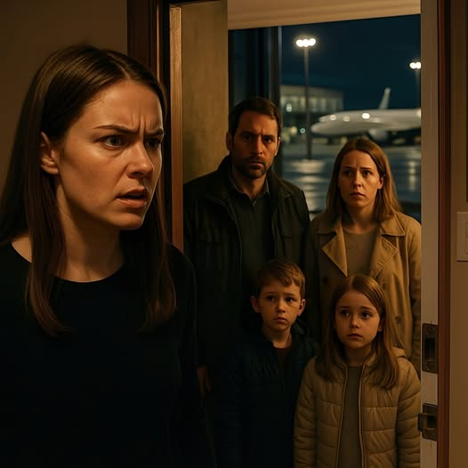 — Impreza skończona, przenocujecie na lotnisku — rzuciła gościom od progu Olya, z trudem powstrzymując się.