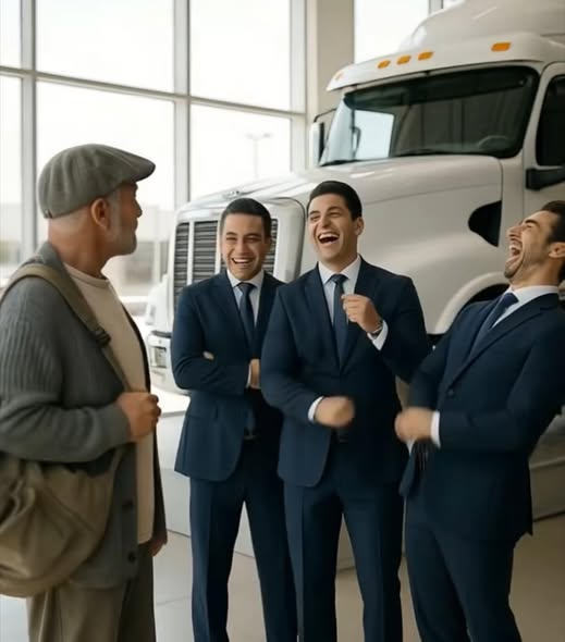 Zamierzam wziąć pięć ciężarówek Mercedesa,” powiedział poszarpany mężczyzna