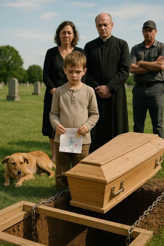 A szomszéd öregúr kedden halt meg, és csak a nyolcéves fiam és egy kóbor kutya jött el a temetésére