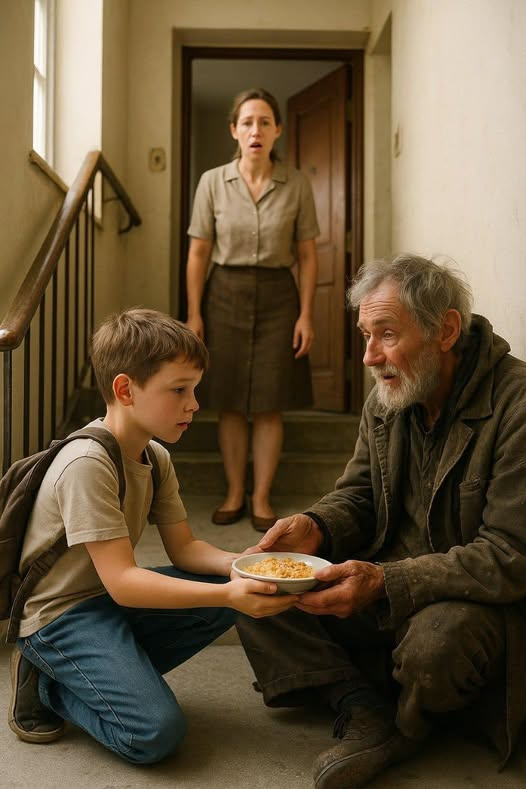 A fiú minden este otthagyott egy tányér ételt a lépcsőházban, és amikor az anyja végre követte, rájött, hogy kit etetett titokban egész idő alatt