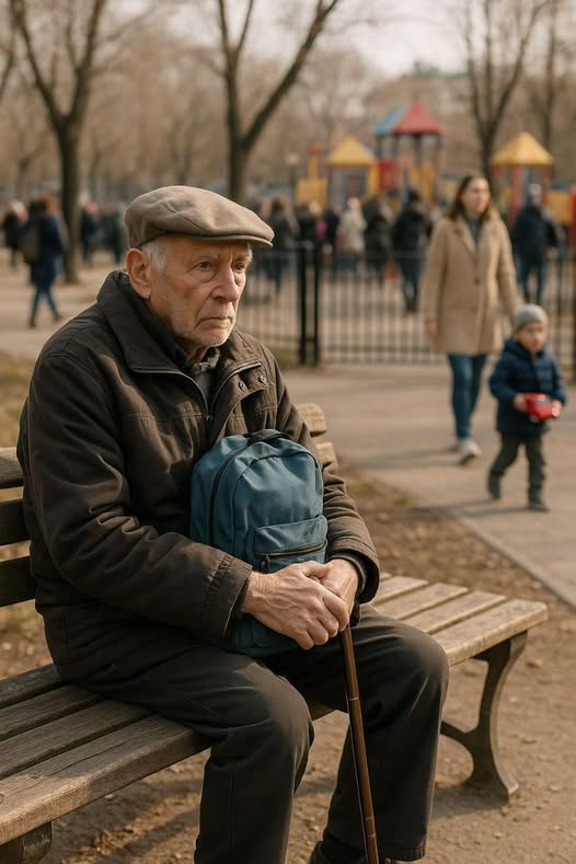 Az öreg minden délután ugyanazon a padon ült, kék hátizsákot szorongatva, és a játszótér kapuját bámulta, mígnem egy nap egy kisfiú odaszaladt hozzá, és megkérdezte: Nagyapa, miért vársz rám?