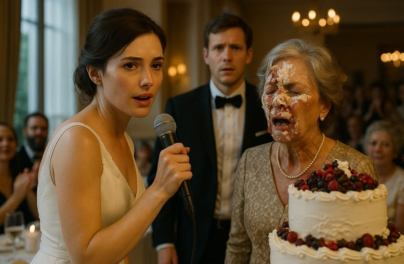 Narzeczony znieruchomiał: panna młoda, wściekła, wciskała twarz teściowej w tort